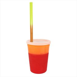 Orange to Tropical Red